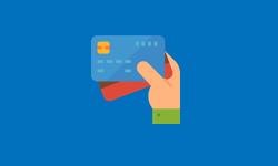 Debit cards section
